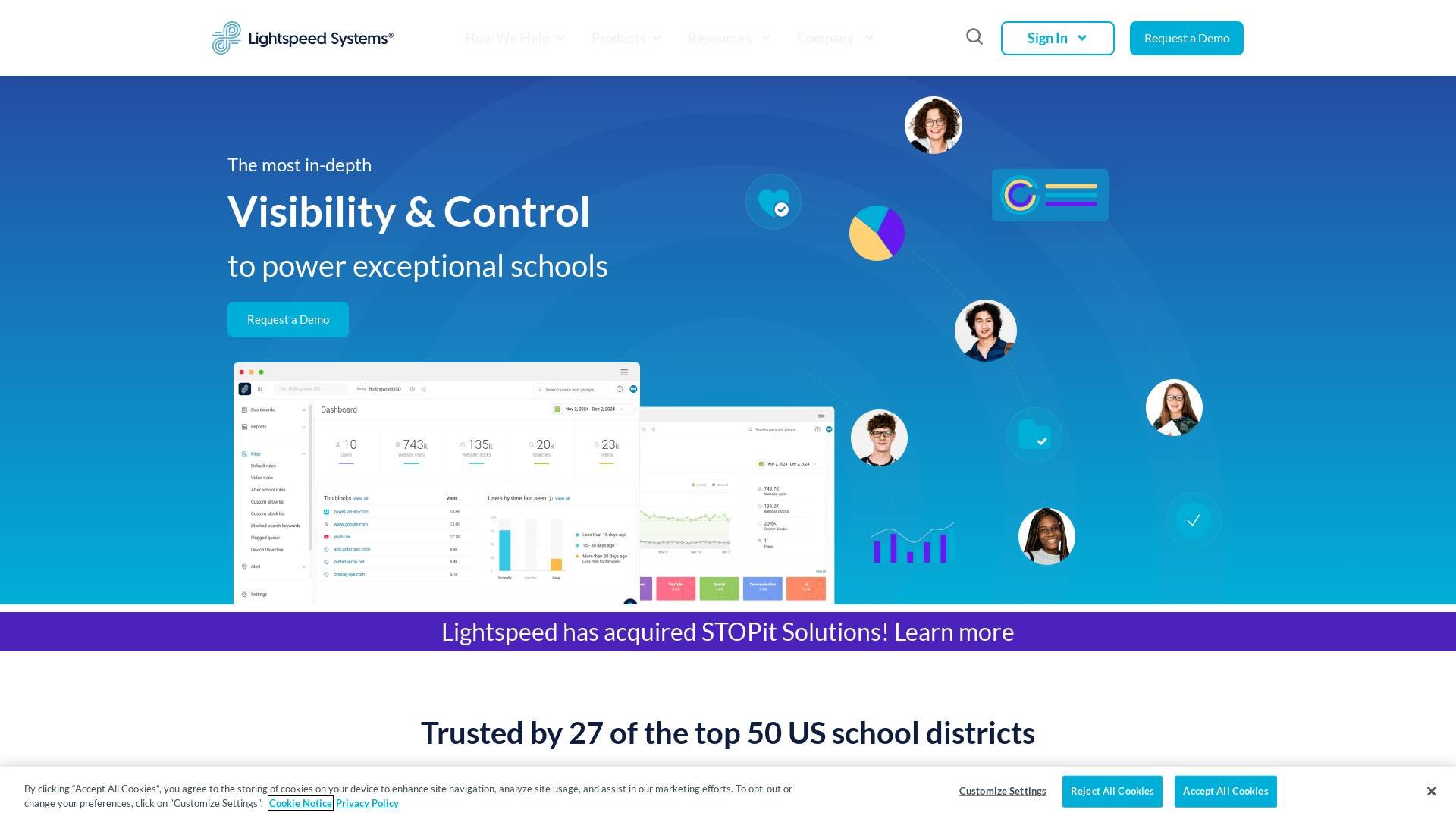 lightspeedsystems.com Desktop Screenshot