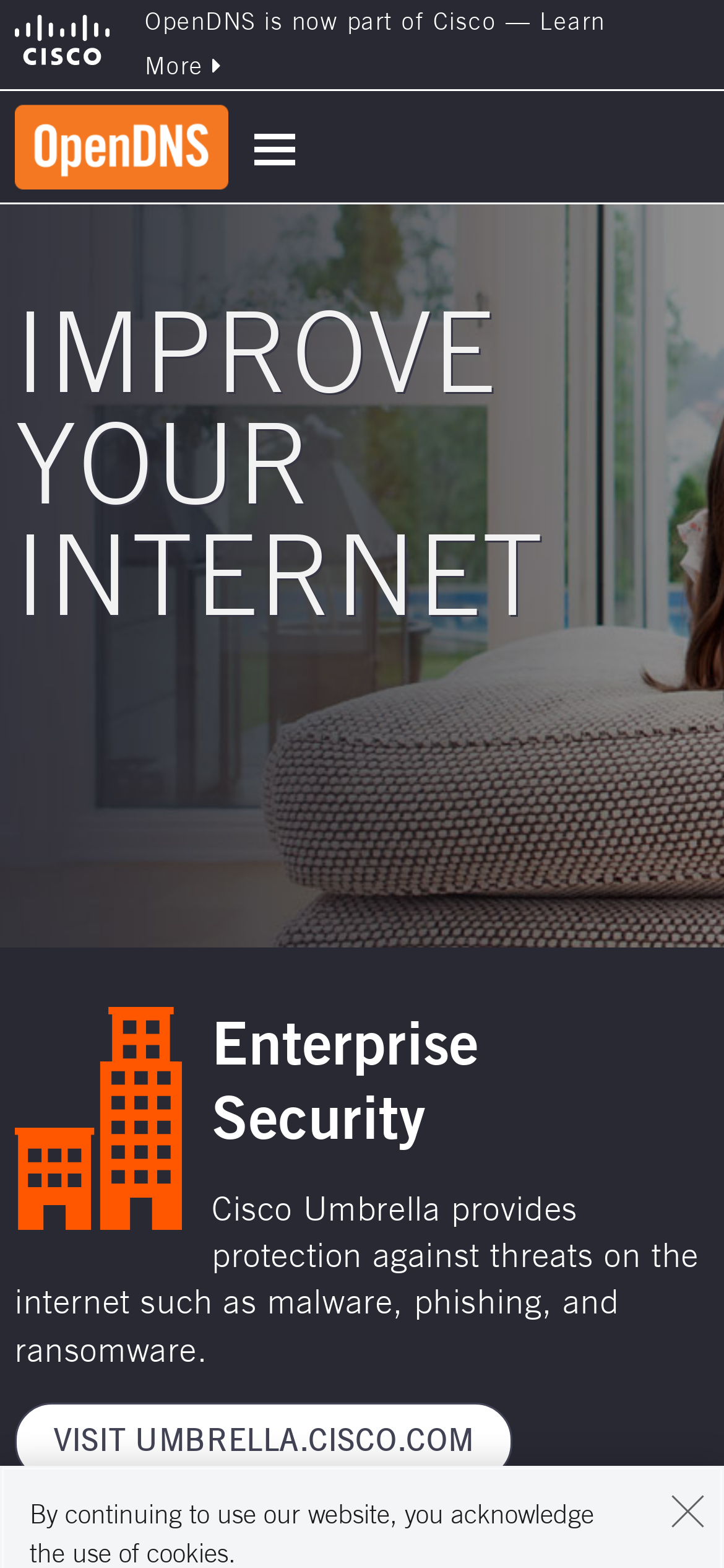 opendns.com Mobile Screenshot