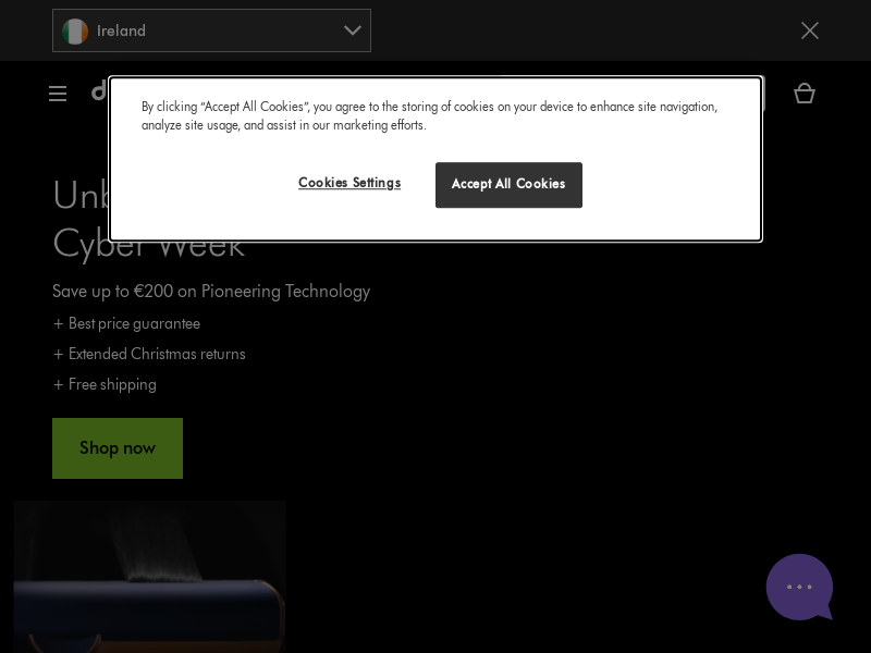 dyson.ie Desktop Screenshot