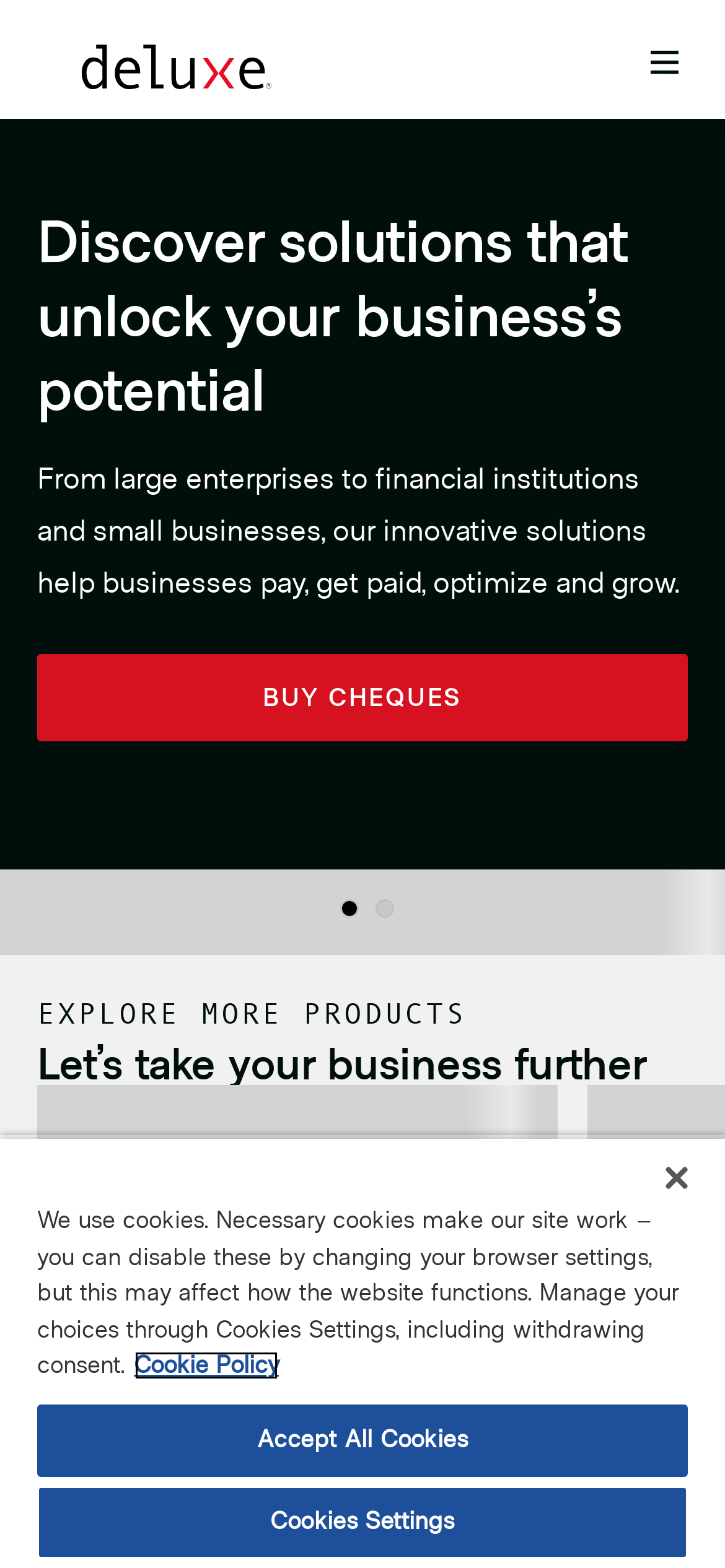 deluxe.ca Mobile Screenshot