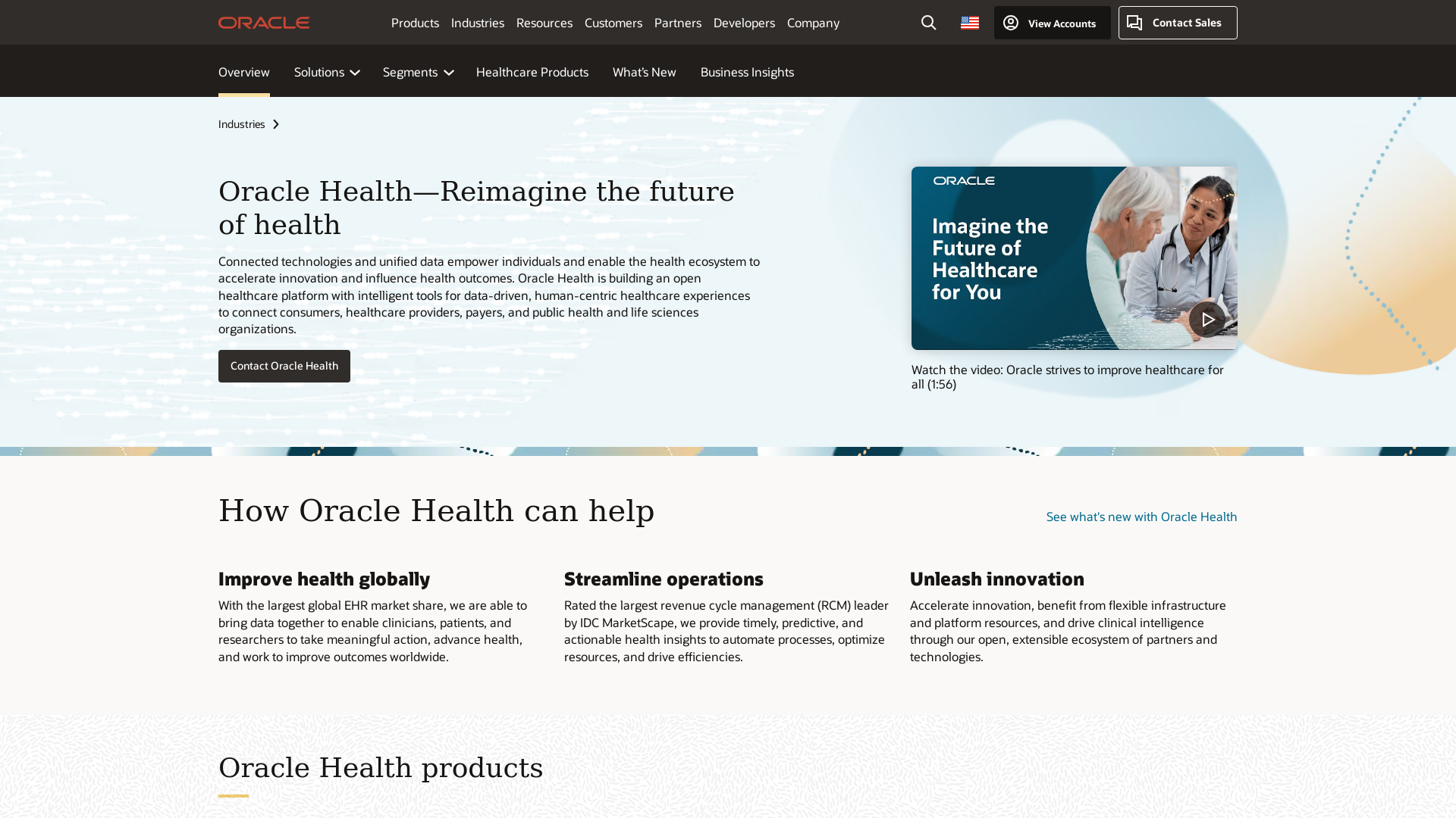cerner.com Desktop Screenshot