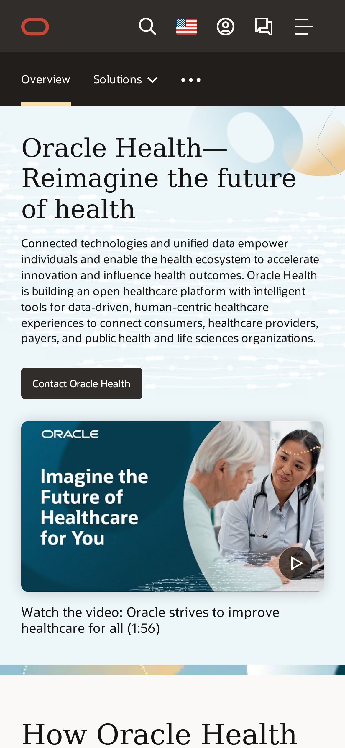 cerner.com Mobile Screenshot