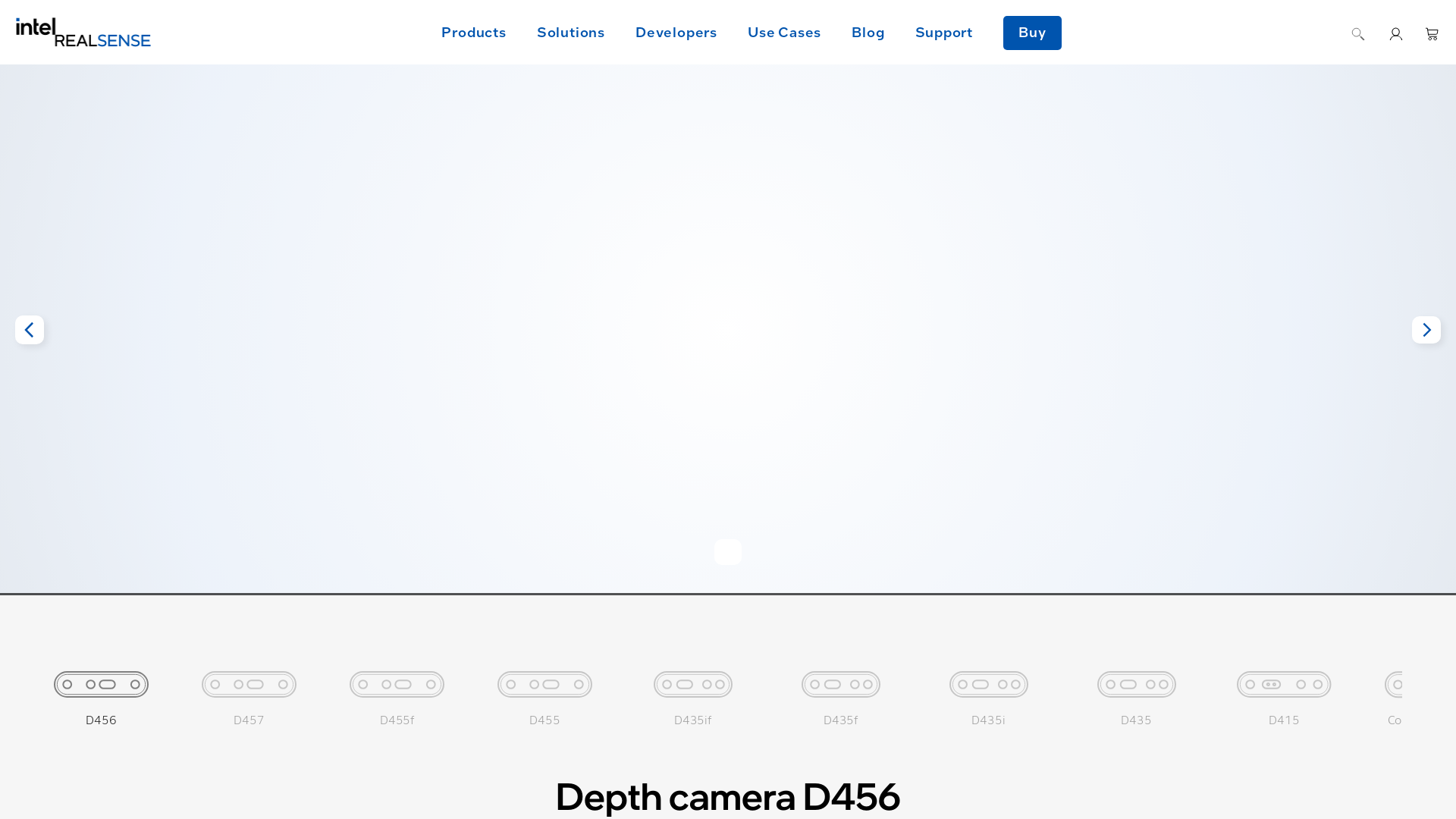 intelrealsense.com Desktop Screenshot