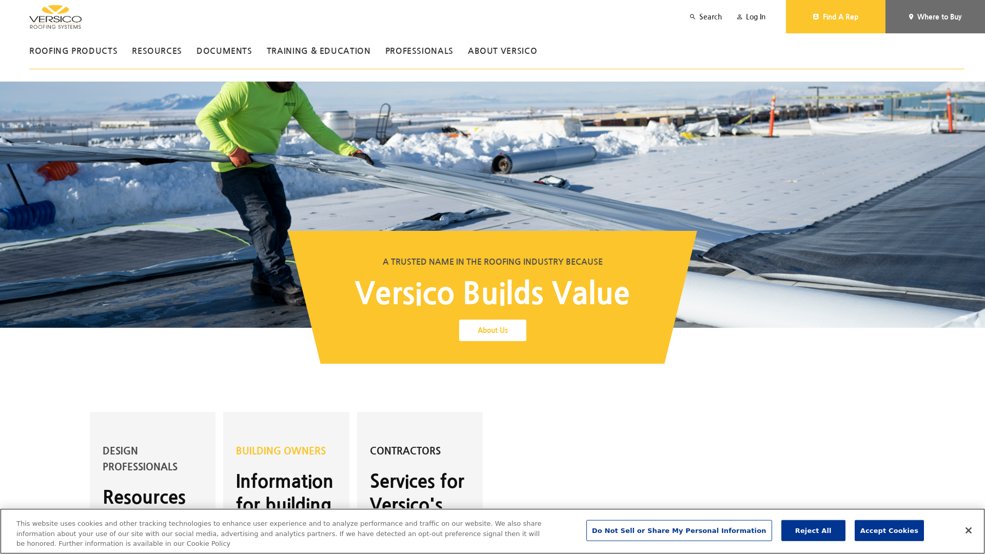 versico.com Desktop Screenshot