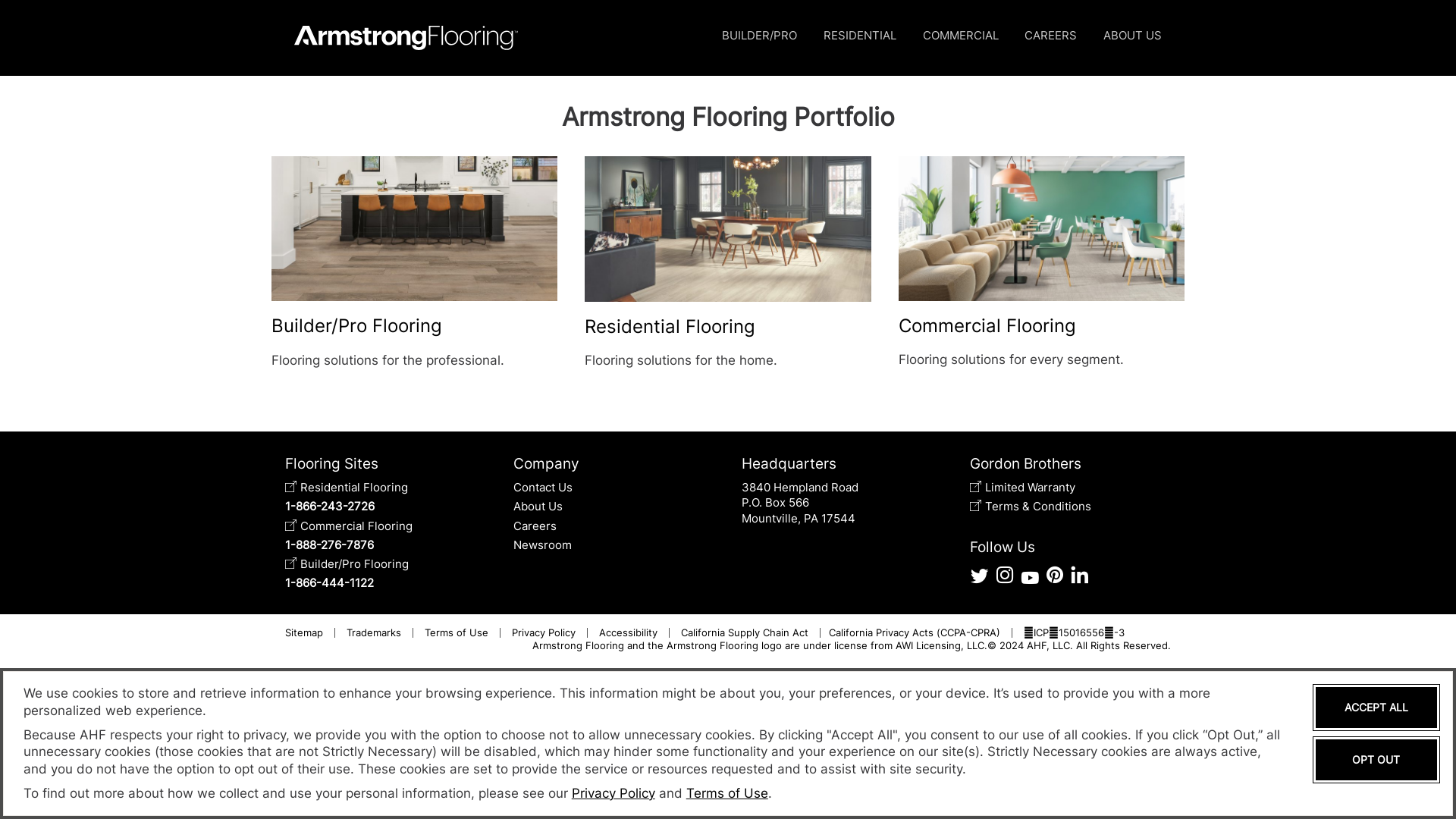 armstrongflooring.com Desktop Screenshot