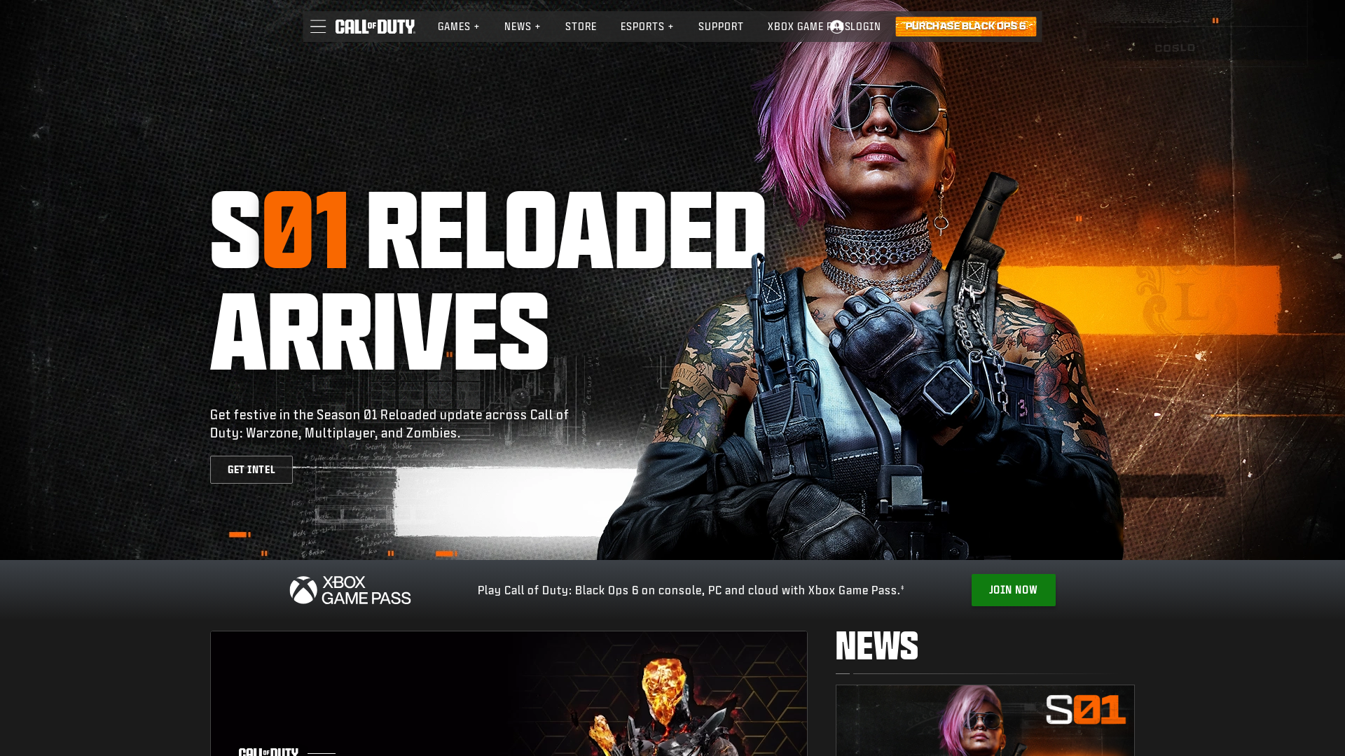 callofduty.com Desktop Screenshot
