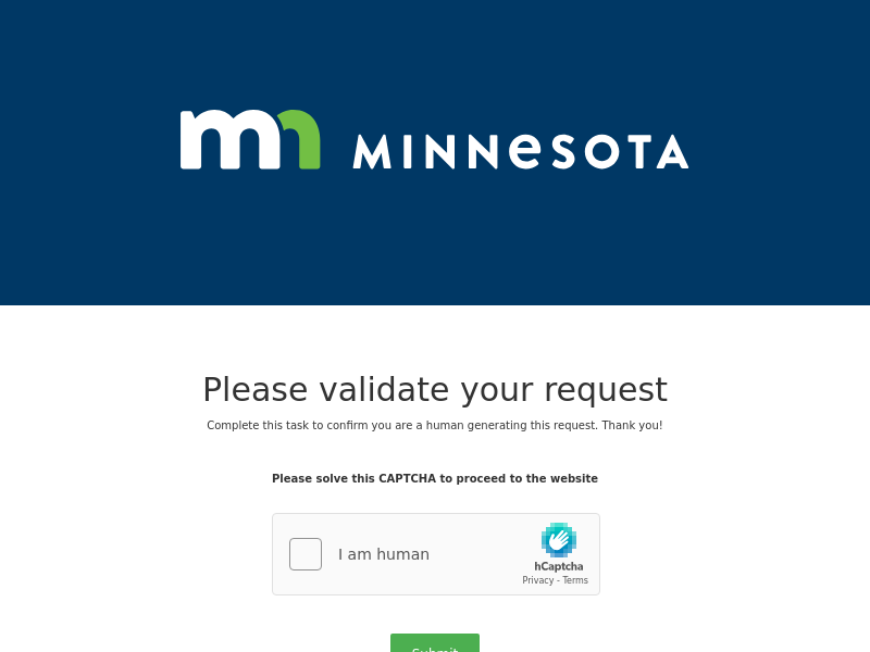 mn.gov Desktop Screenshot