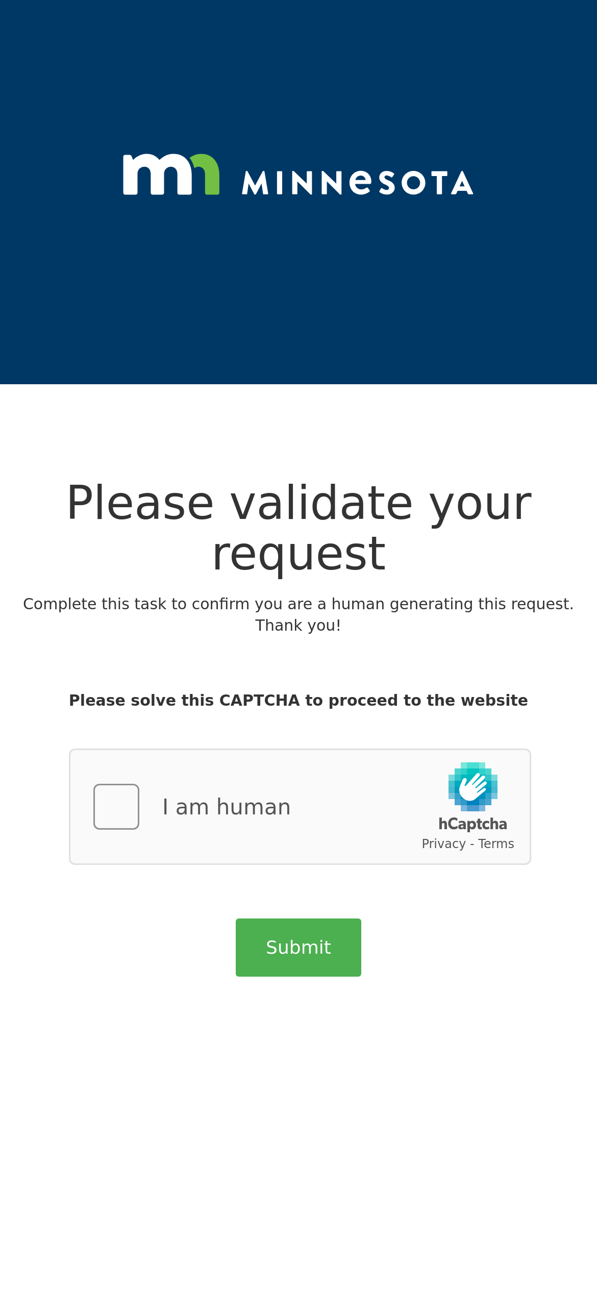 mn.gov Mobile Screenshot