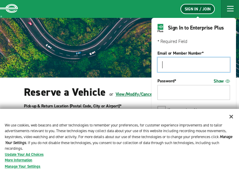 enterprise.co.uk Desktop Screenshot