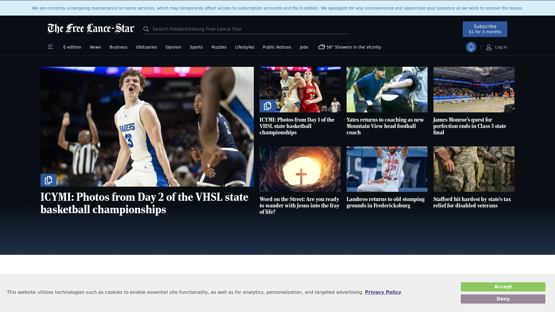 fredericksburg.com Desktop Screenshot