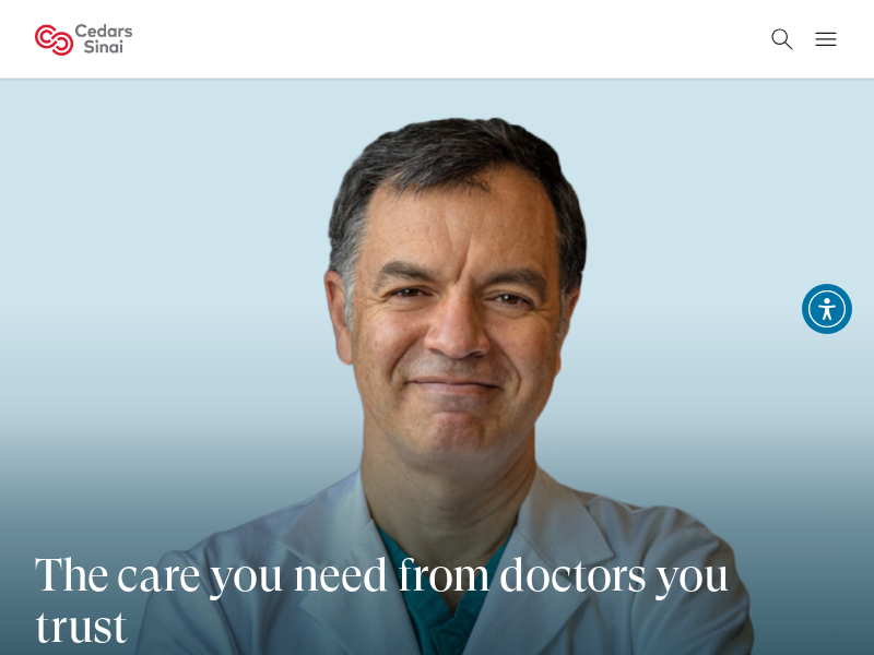 cedars-sinai.org Desktop Screenshot