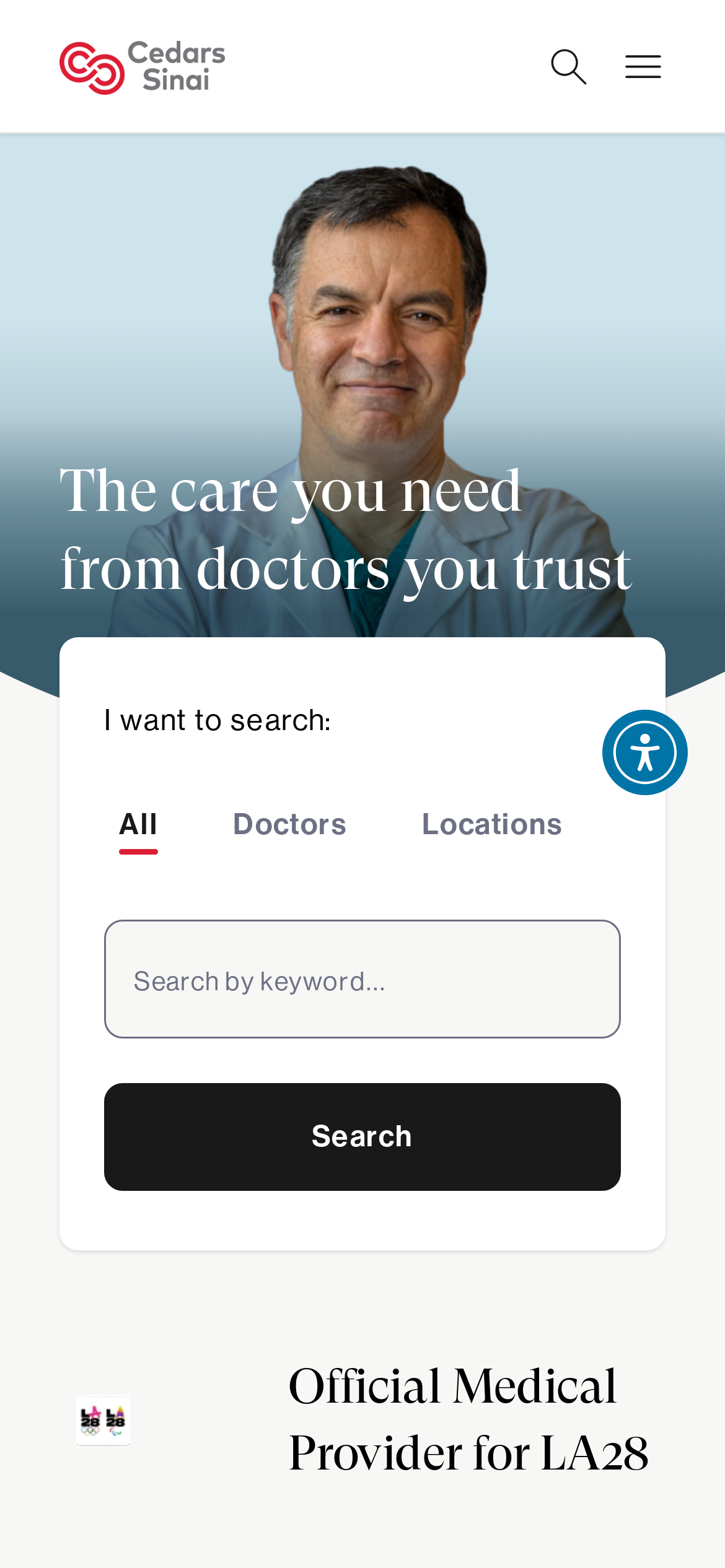 cedars-sinai.org Mobile Screenshot