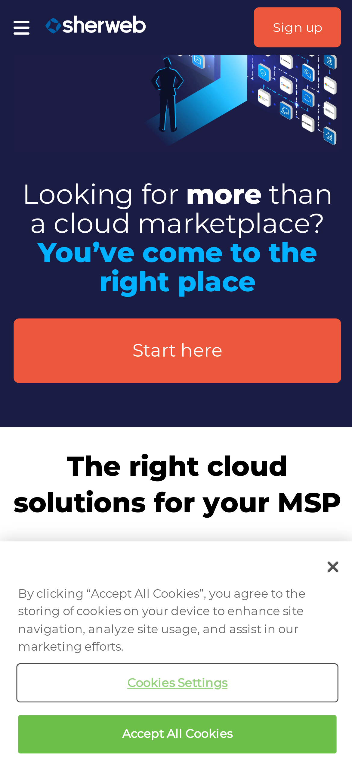 sherweb.com Mobile Screenshot