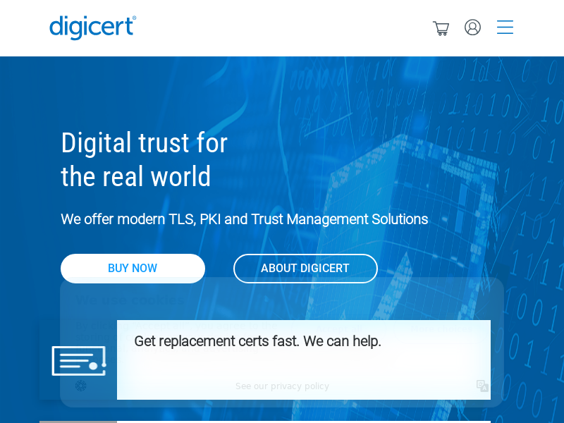digicert.com Desktop Screenshot