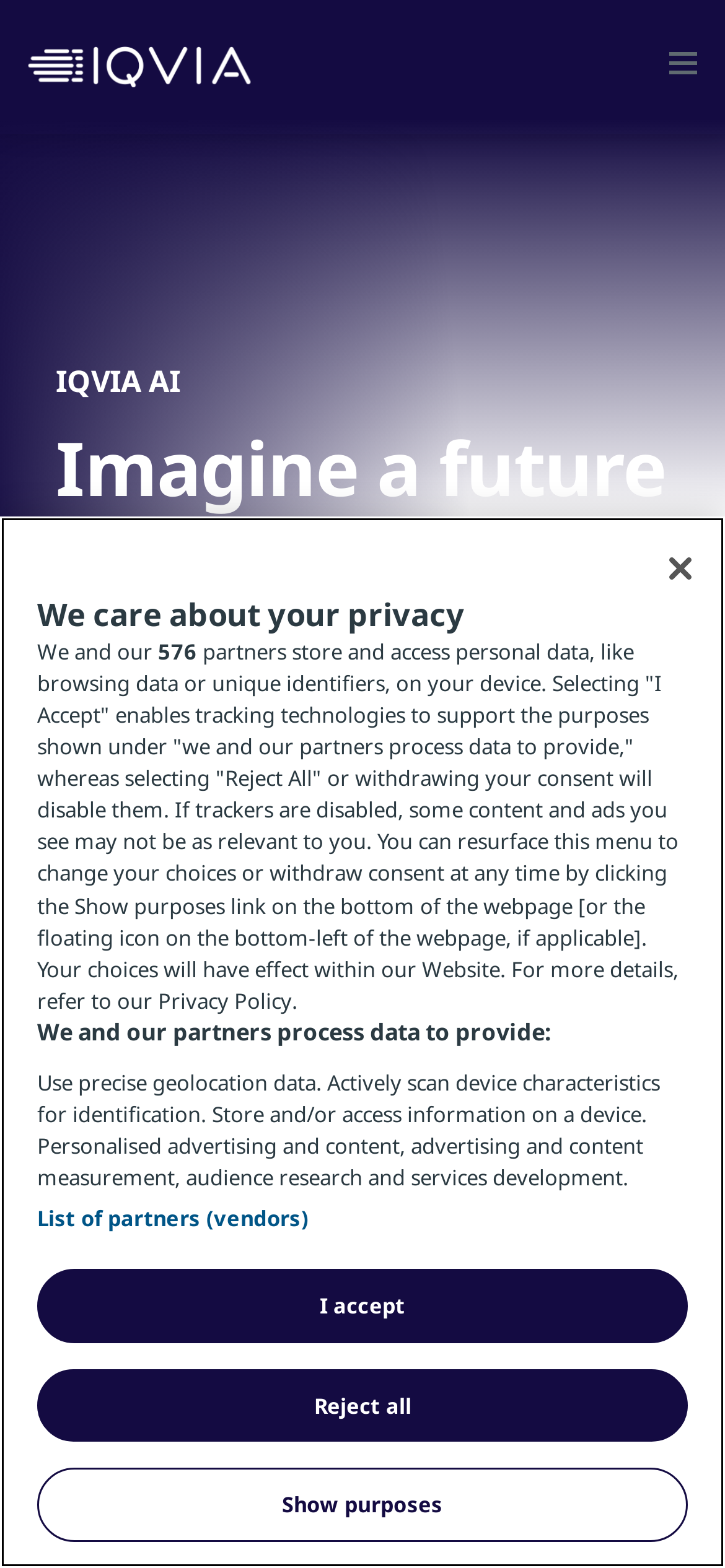 iqvia.com Mobile Screenshot
