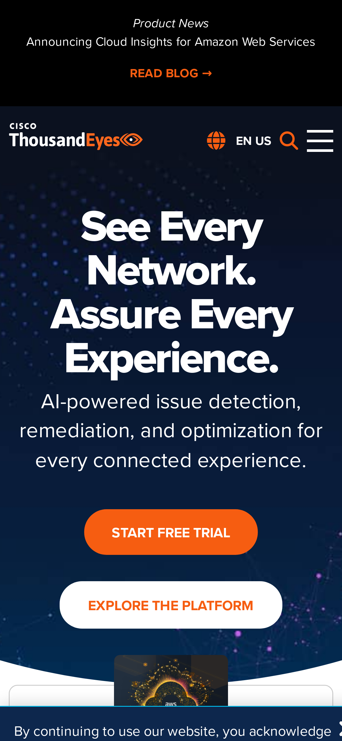 thousandeyes.com Mobile Screenshot