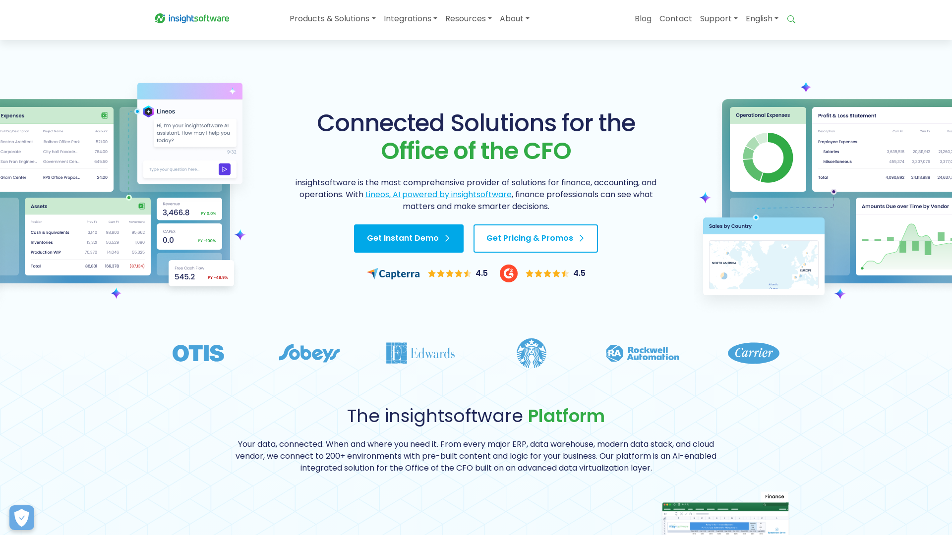 insightsoftware.com Desktop Screenshot