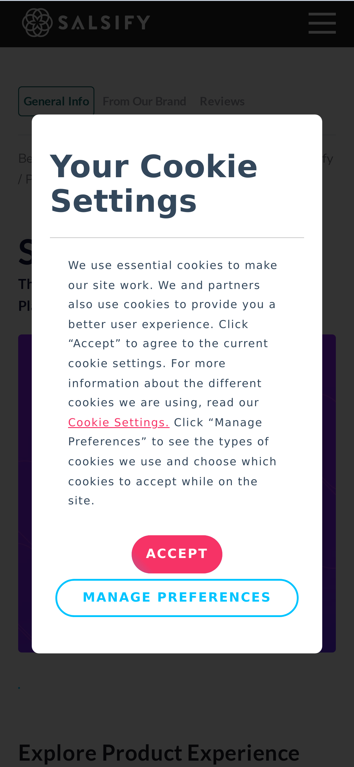 salsify.com Mobile Screenshot