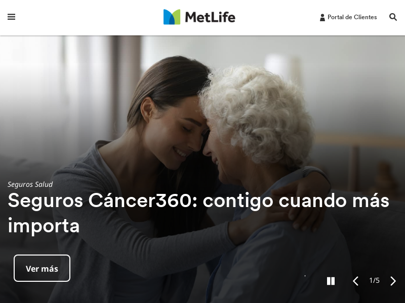 metlife.cl Desktop Screenshot