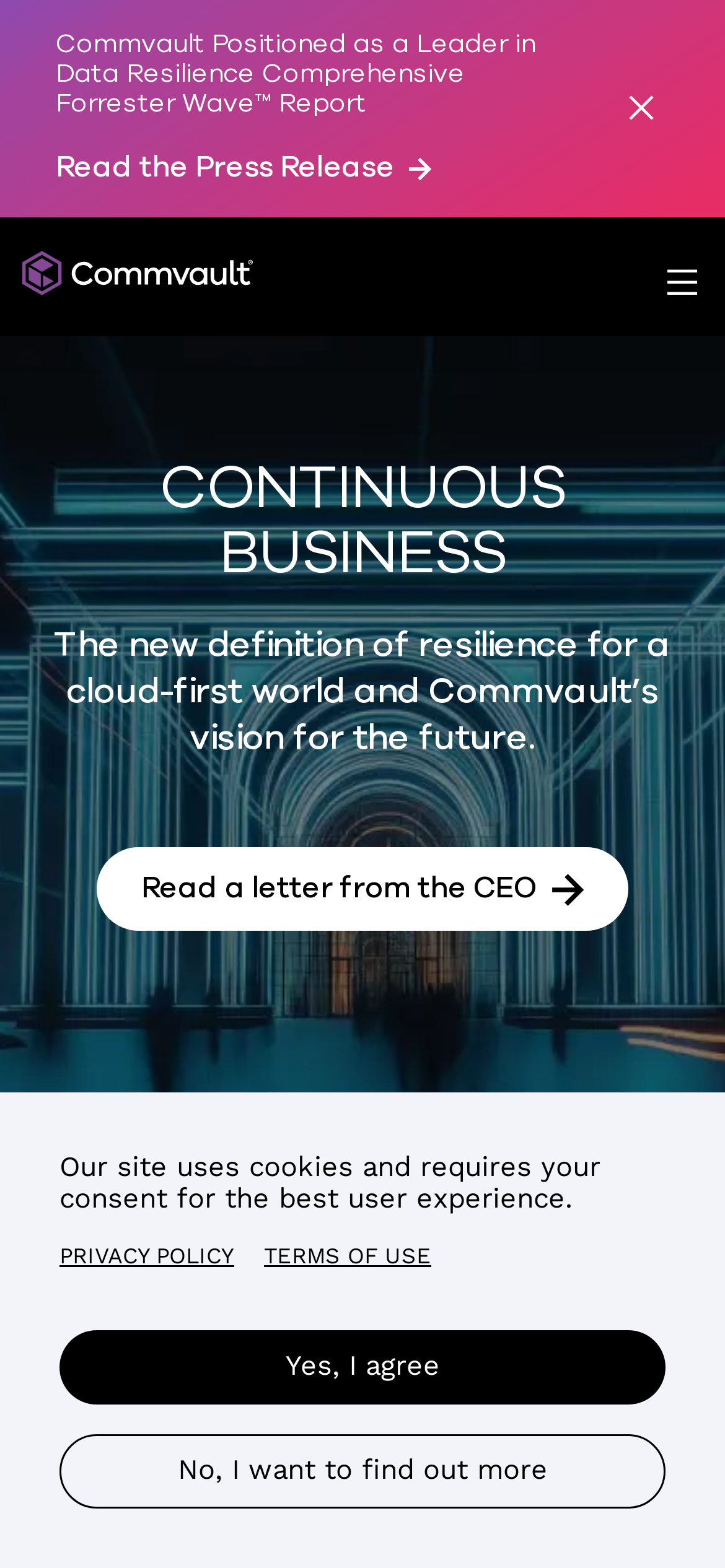 commvault.com Mobile Screenshot