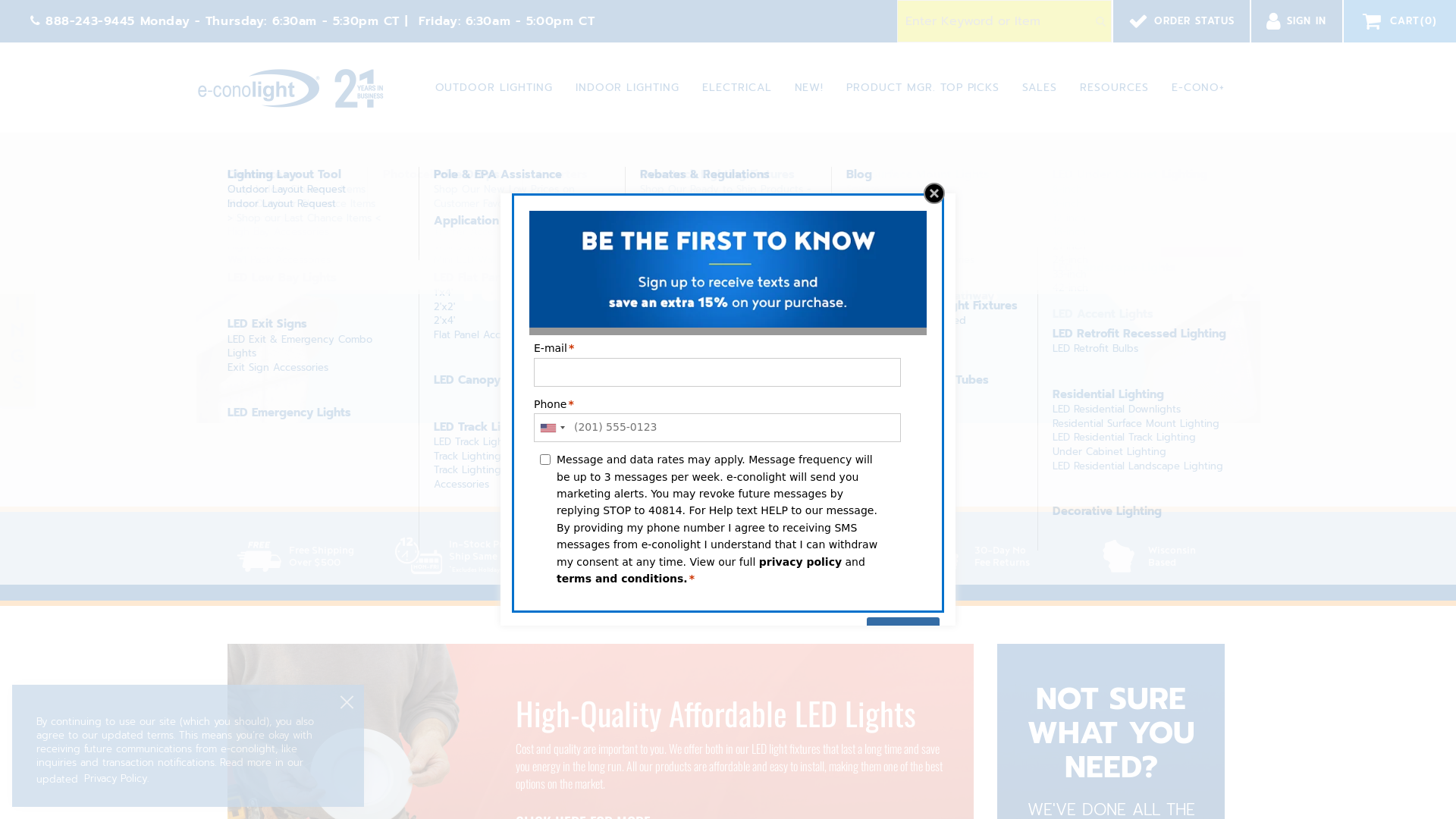 e-conolight.com Desktop Screenshot