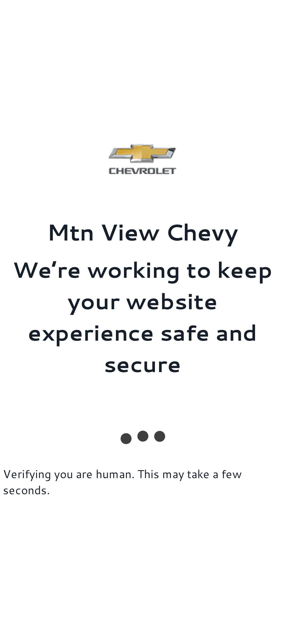 mtnviewchevy.com Mobile Screenshot