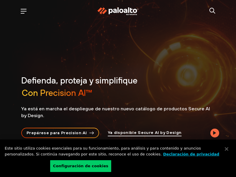 paloaltonetworks.es Desktop Screenshot
