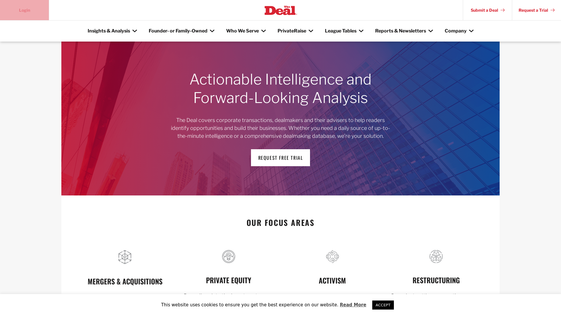 thedeal.com Desktop Screenshot