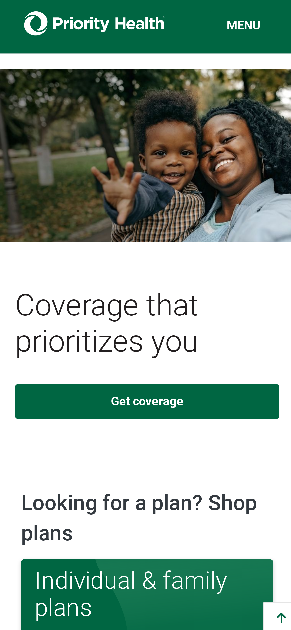 priorityhealth.com Mobile Screenshot