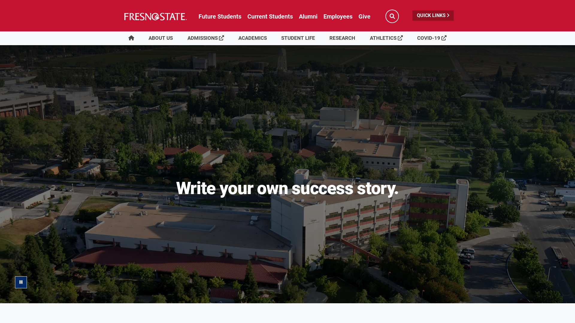 csufresno.edu Desktop Screenshot