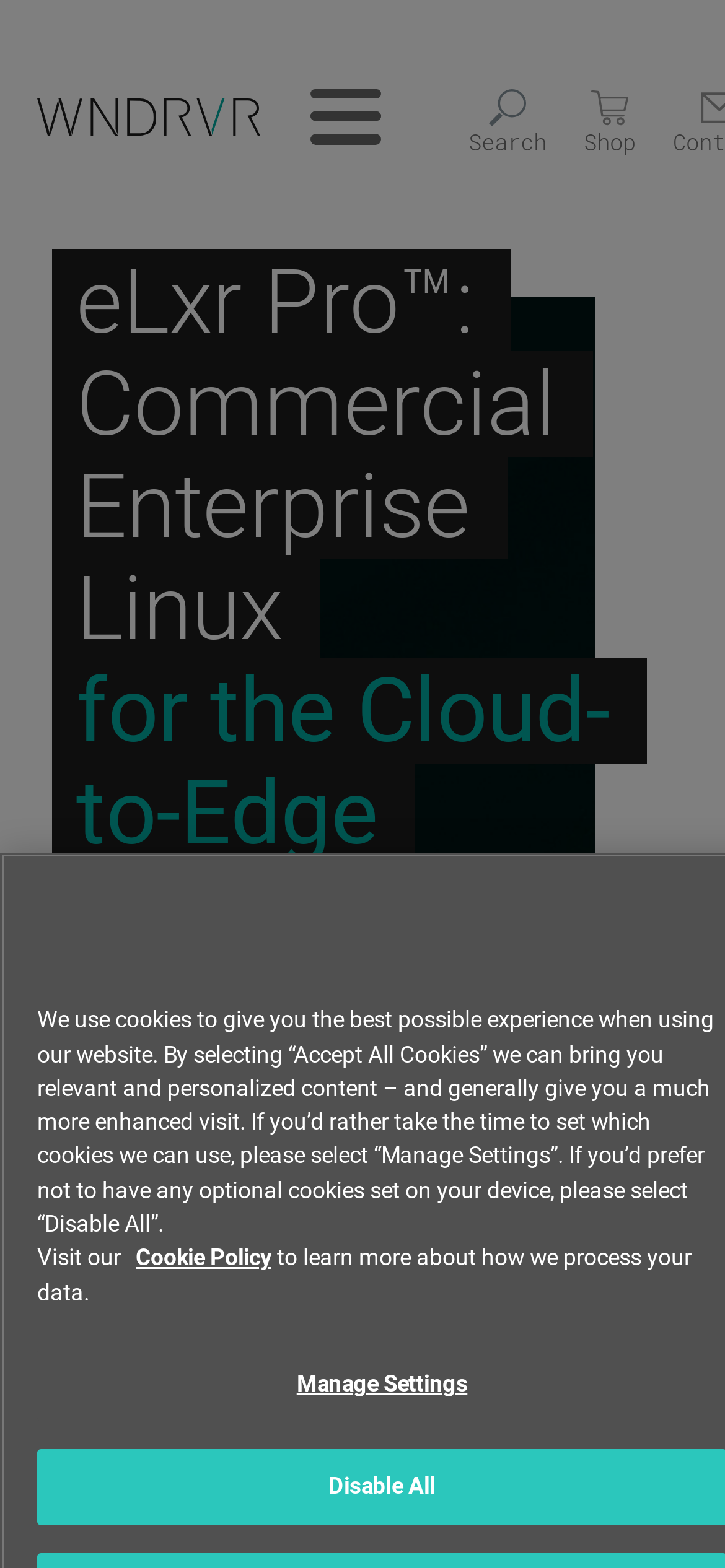 windriver.com Mobile Screenshot