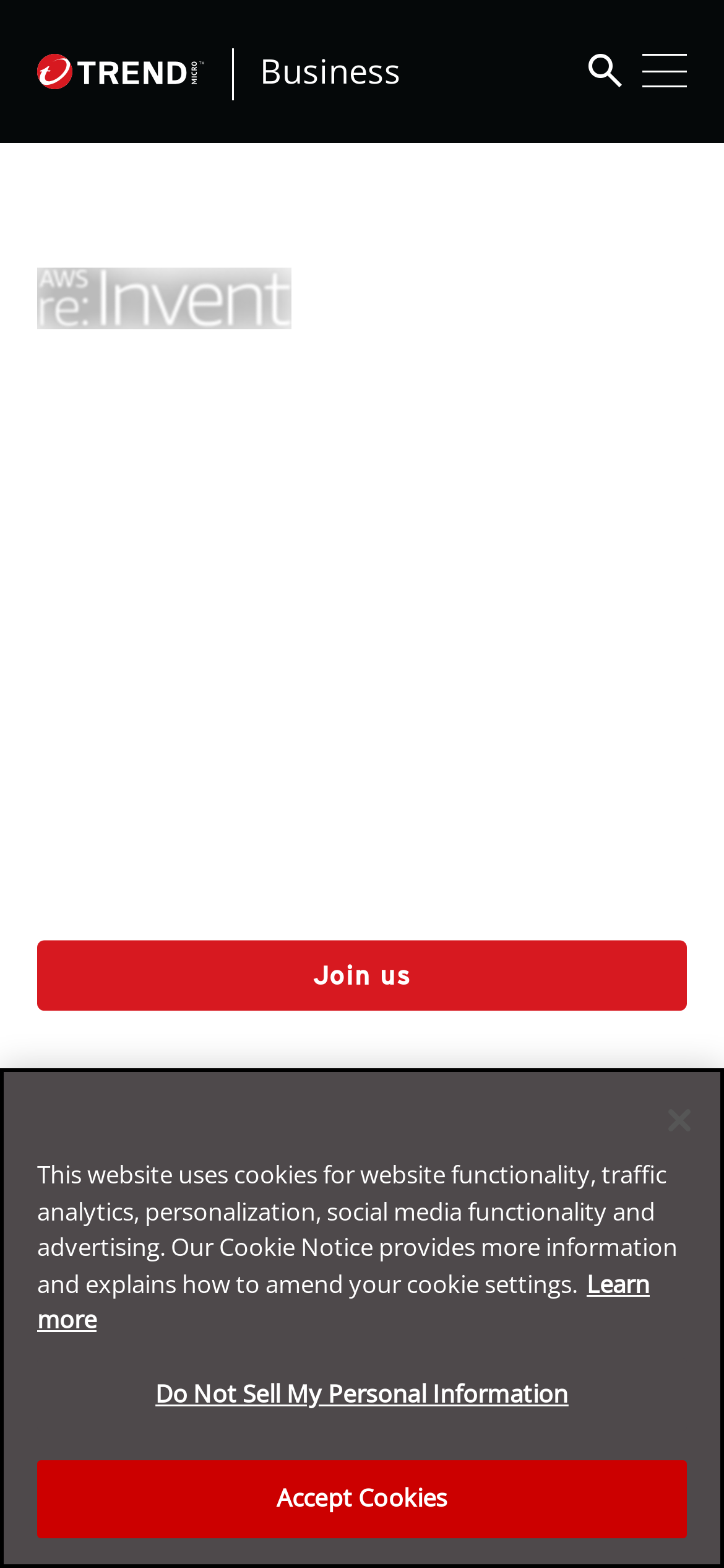 trendmicro.com.sg Mobile Screenshot