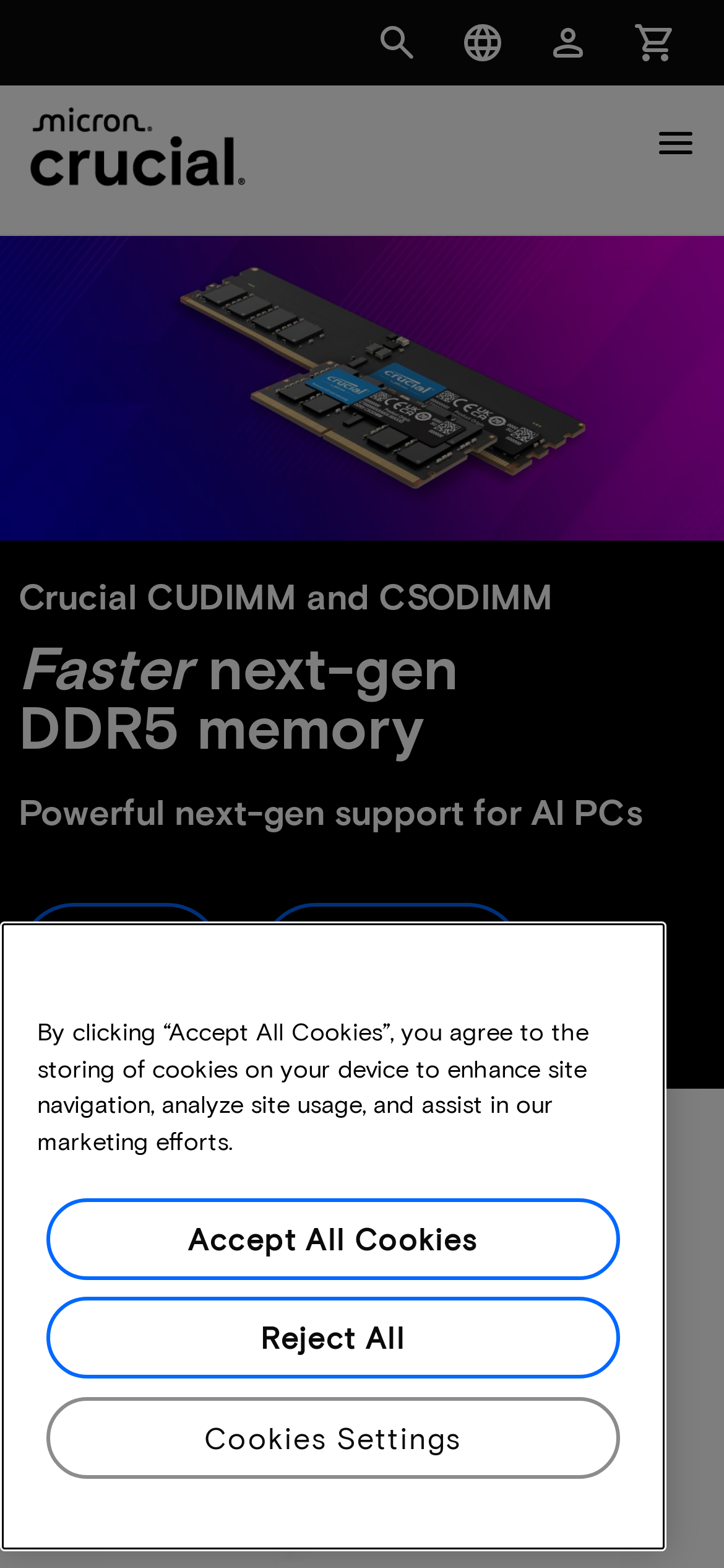 crucial.in Mobile Screenshot