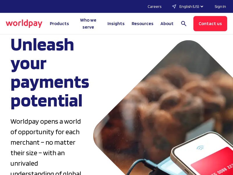 worldpay.com Desktop Screenshot