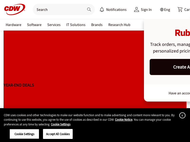 cdw.ca Desktop Screenshot