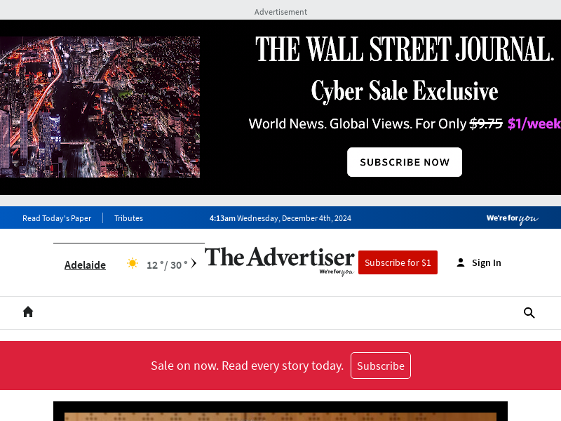 adelaidenow.com.au Desktop Screenshot