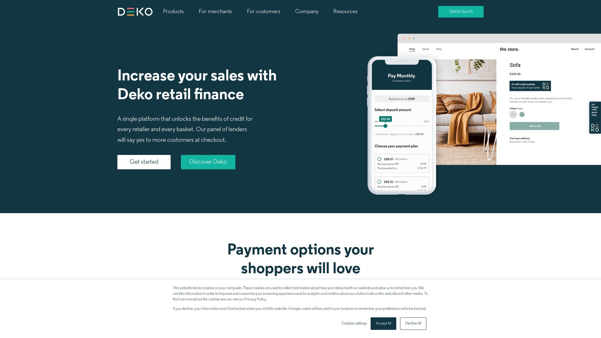 dekopay.com Desktop Screenshot