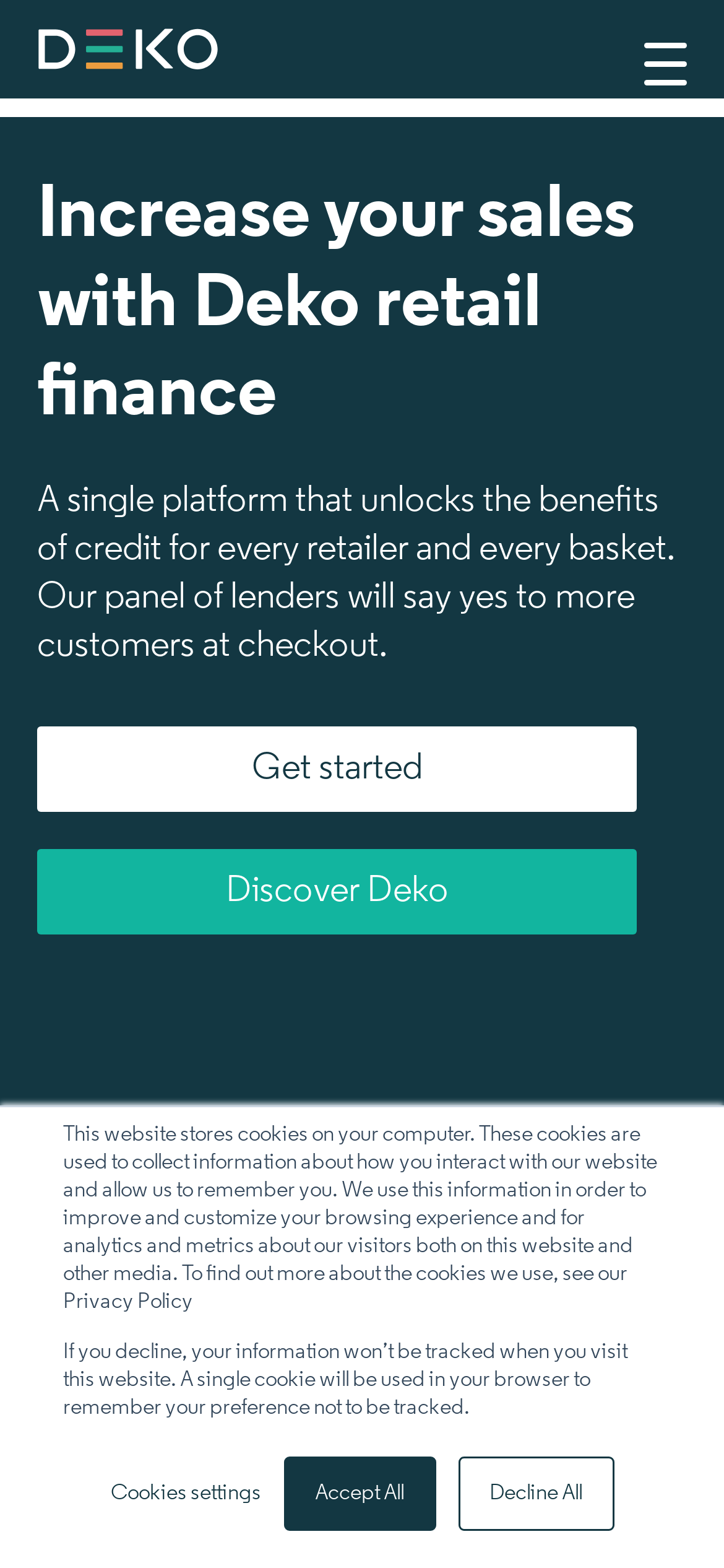 dekopay.com Mobile Screenshot