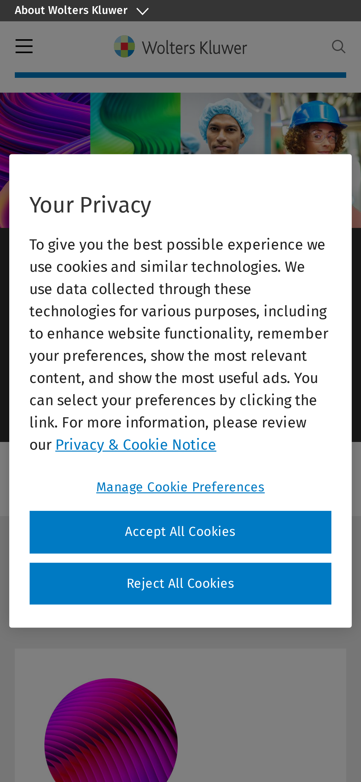 wolterskluwer.com Mobile Screenshot