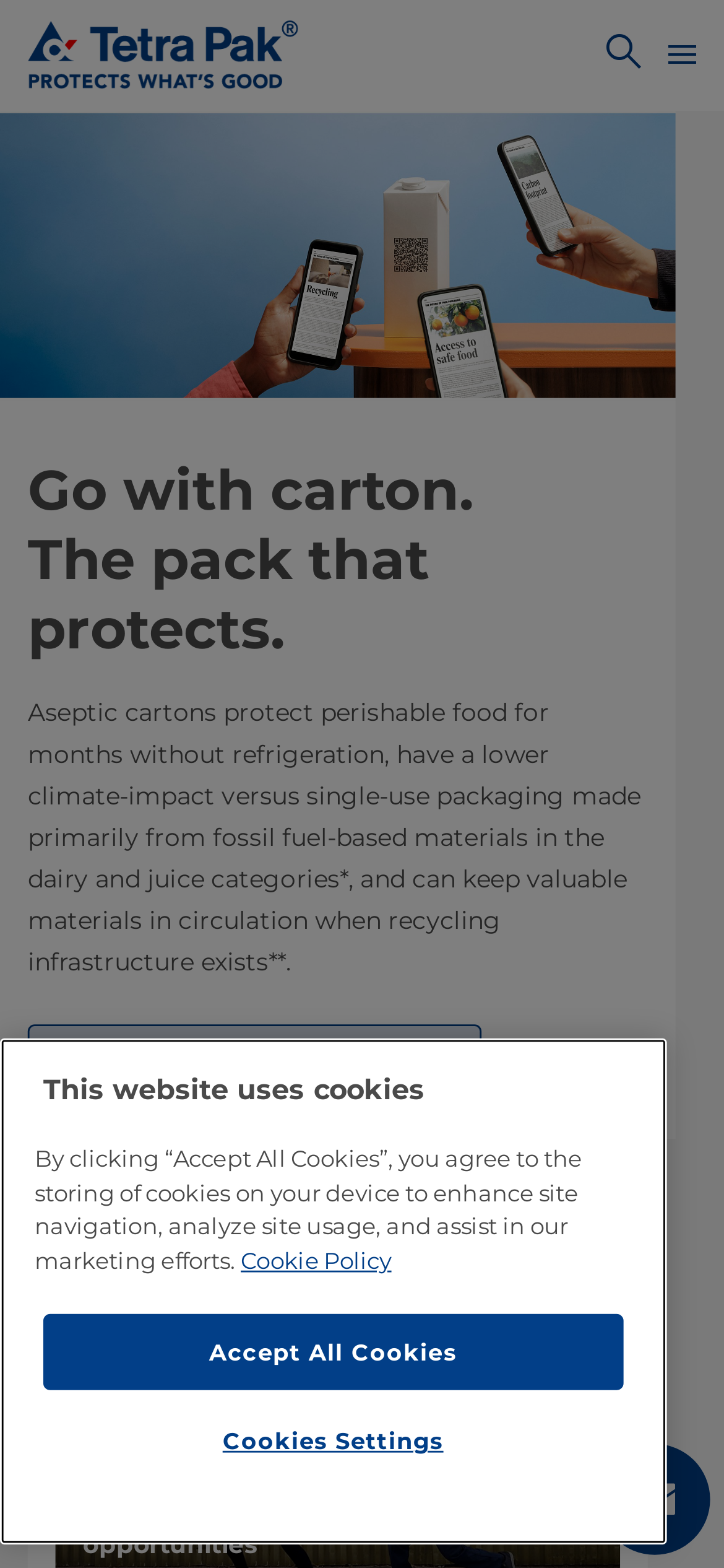 tetrapak.com Mobile Screenshot