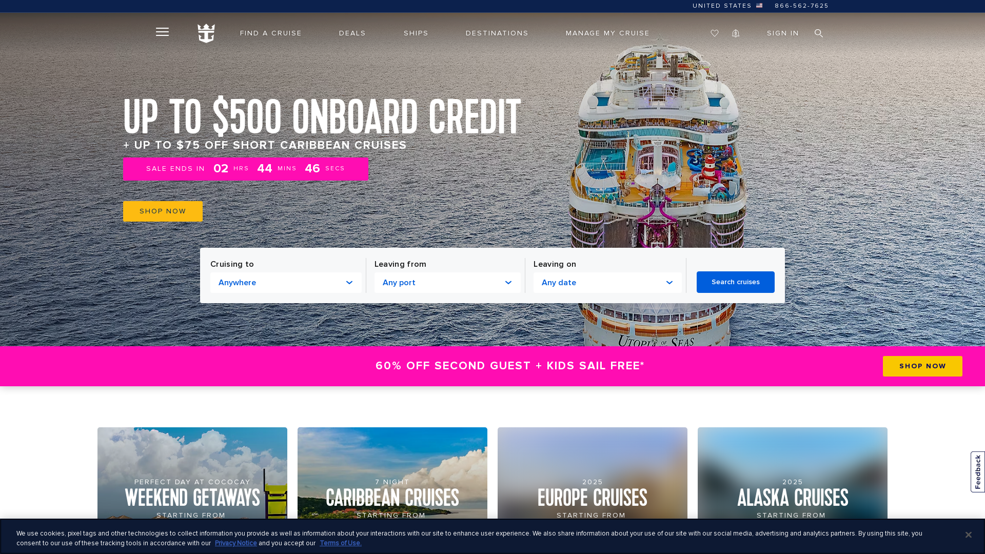 royalcaribbean.com Desktop Screenshot