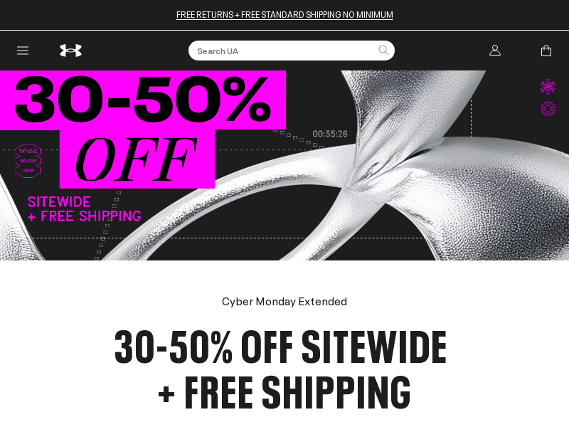 underarmour.ca Desktop Screenshot