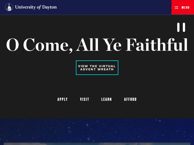 udayton.edu Desktop Screenshot