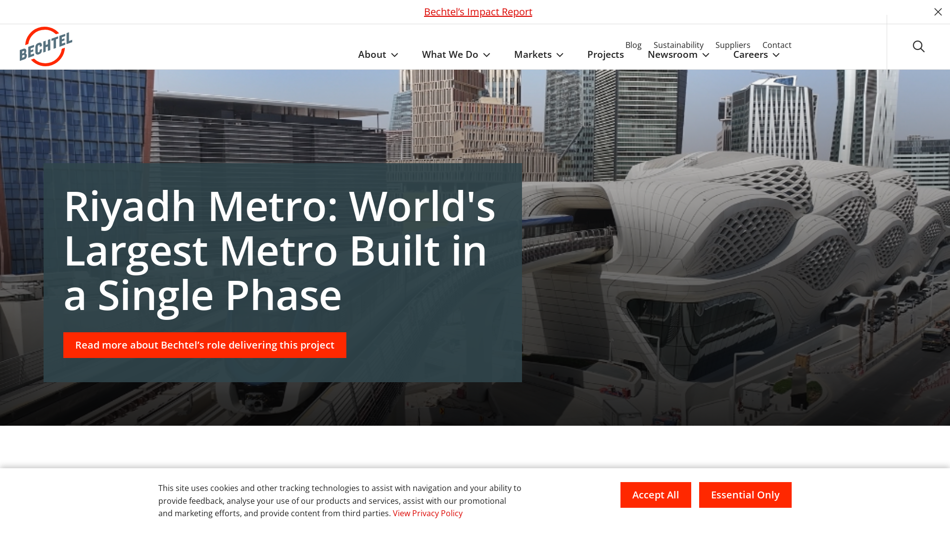 bechtel.com Desktop Screenshot