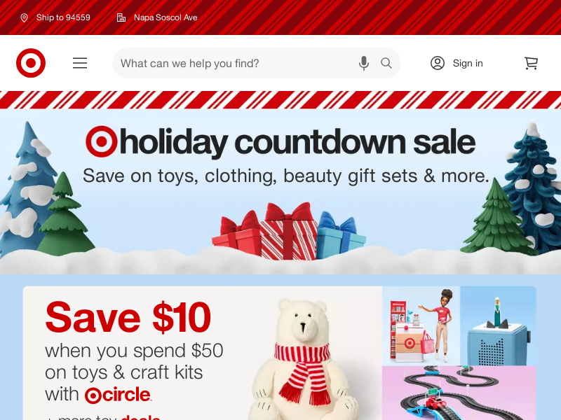 target.com Desktop Screenshot