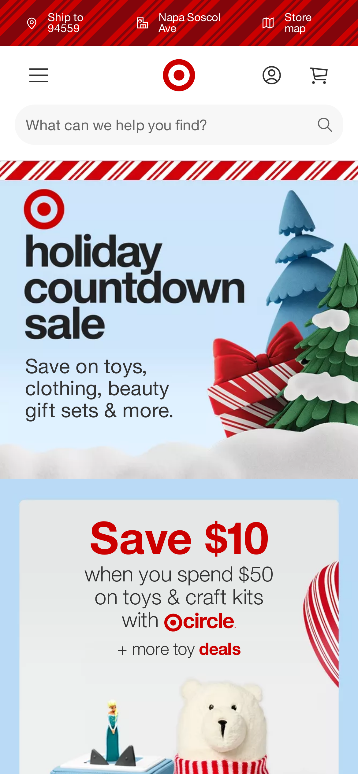 target.com Mobile Screenshot
