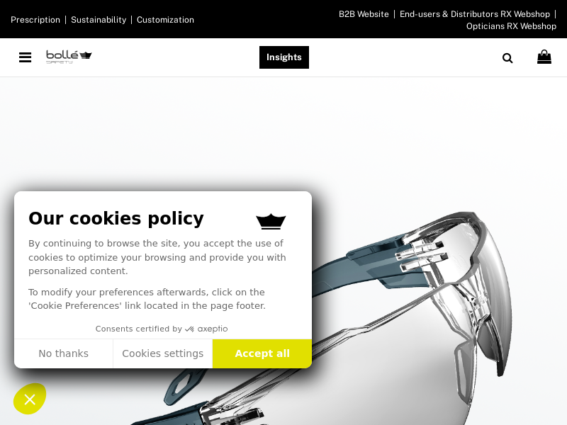 bolle-safety.com Desktop Screenshot