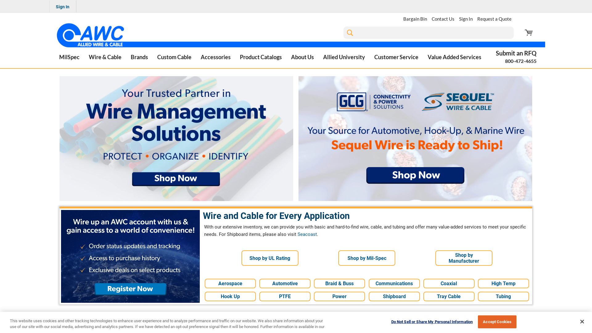 awcwire.com Desktop Screenshot