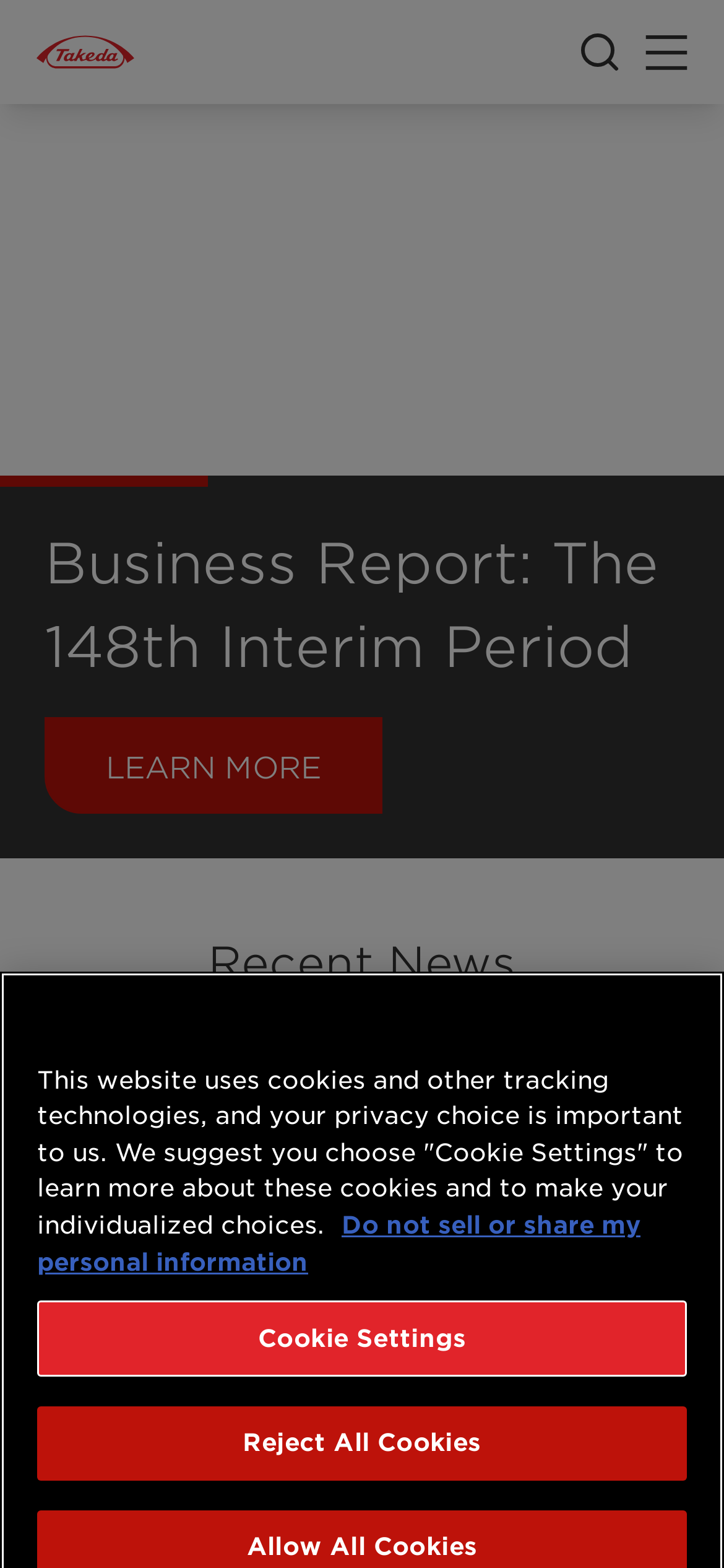 takeda.com Mobile Screenshot
