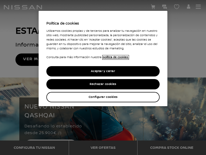 nissan.es Desktop Screenshot